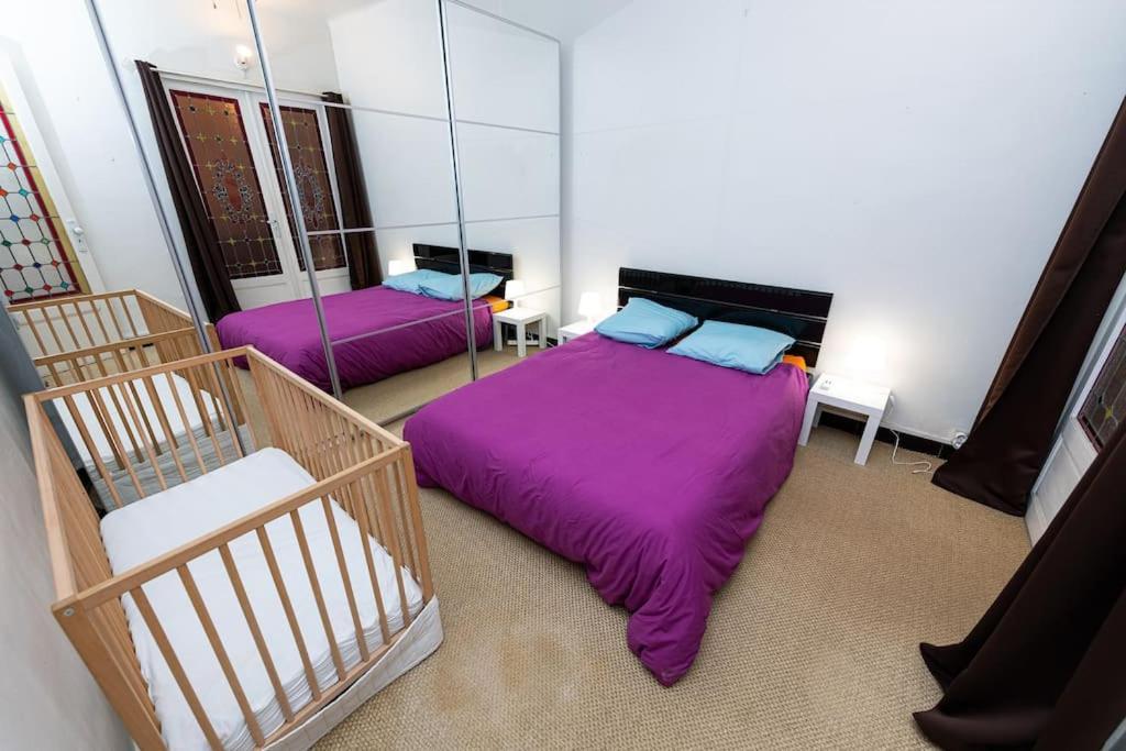 Anna-Maria : Grand Appartement 10 Personnes+Parking Prive -Actif+ Location- Marsiglia Esterno foto